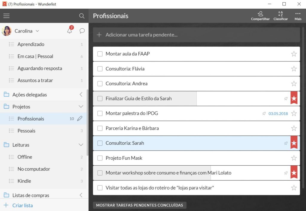 organizar; organização; trabalho; trabalhar; GTD; produtividade; consultoria de estilo